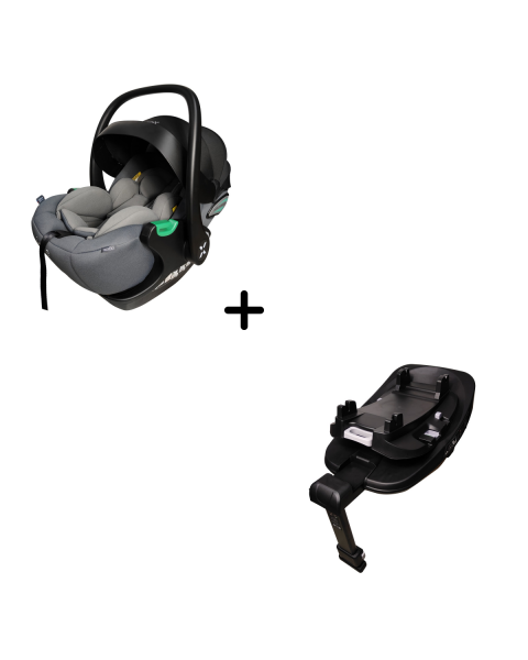 Автокресло Agex i-Safe (0-13 кг), Grey (Серый) + База Agex Isofix Base 360