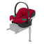 Автокресло (автолюлька) Cybex Aton B2 i-Size с базой Base One Dynamic Red