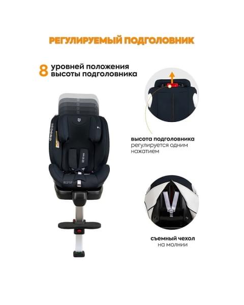 Автокресло Jovola Jet 8.0 Isofix черный