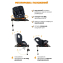 Автокресло Jovola Jet 8.0 Isofix черный