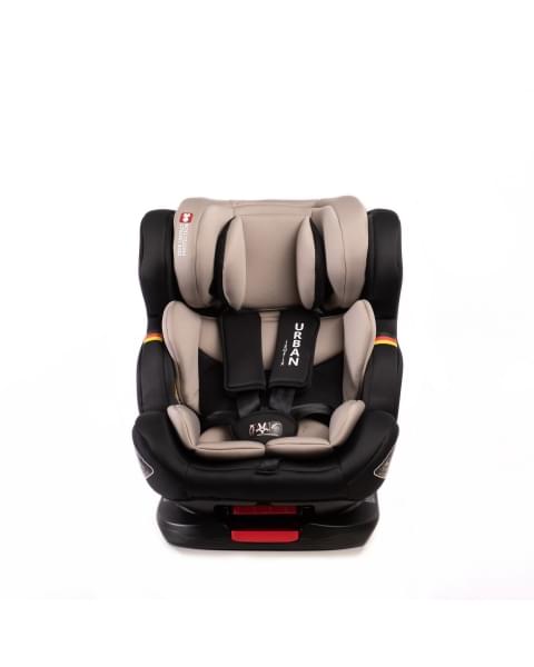 Автокресло Peppy Urban Isofix beige (0-36) с рождения до 12 лет