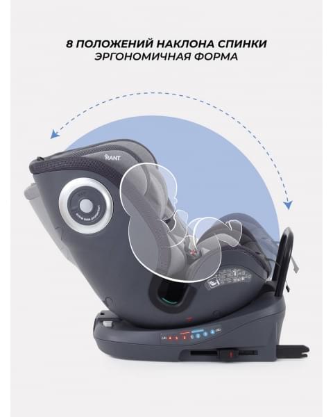 Автокресло Rant MultiFix (40-150см) grey