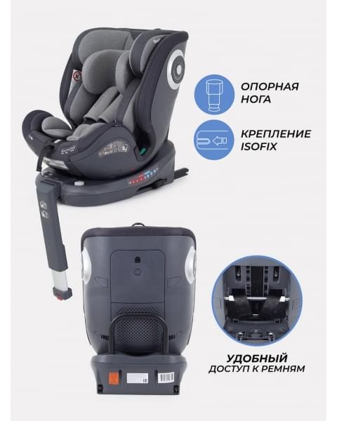 Автокресло Rant MultiFix (40-150см) grey