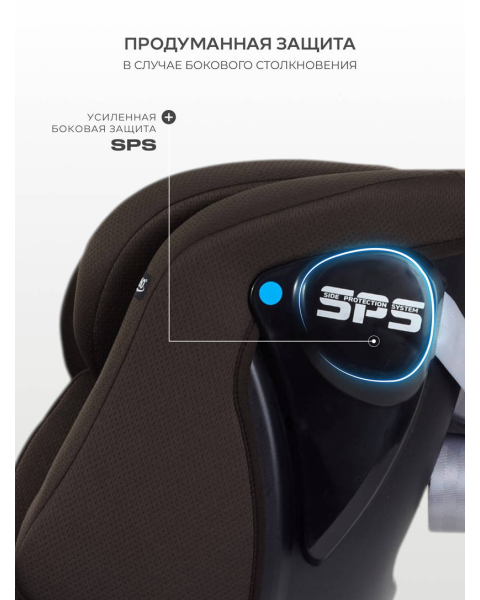 Автокресло Rant Nitro new isofix группа 0/1/2/3 (0-36 кг) Brownie