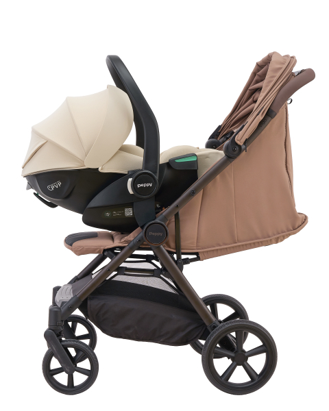 Автолюлька Peppy Jet I-Size 40-87 см (бежевый)