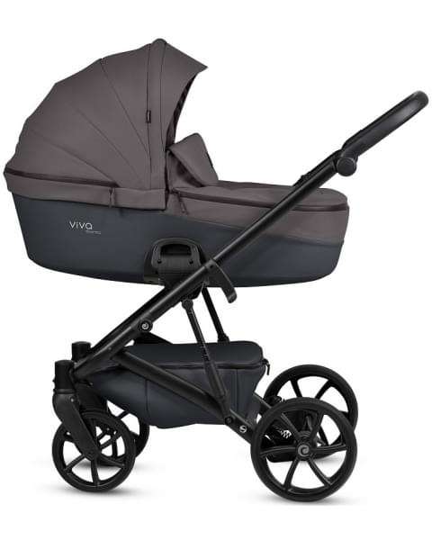 Детская коляска Tutis Viva 6 Plus Essential 3 в 1 с автокреслом Elo Lux EduSky Black 1612072 Periscape