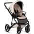 Детская коляска Tutis Viva 6 Plus Leather 3 в 1 с автокреслом Elo Lux EduSky Black 1612086 Vanilla