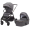 Детская коляска 2 в 1 IningBaby KR 345 pro grey