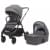 Детская коляска 2 в 1 IningBaby KR 345 pro grey
