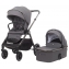 Детская коляска 2 в 1 IningBaby KR 345 pro grey