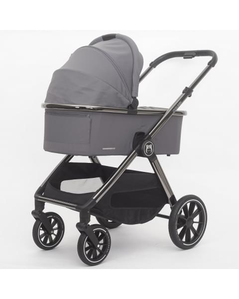 Детская коляска 2 в 1 IningBaby KR 345 pro grey