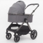 Детская коляска 2 в 1 IningBaby KR 345 pro grey