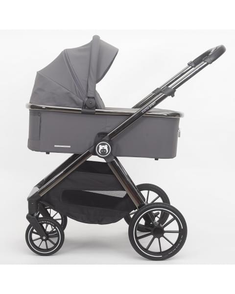 Детская коляска 2 в 1 IningBaby KR 345 pro grey