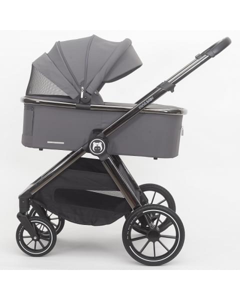 Детская коляска 2 в 1 IningBaby KR 345 pro grey