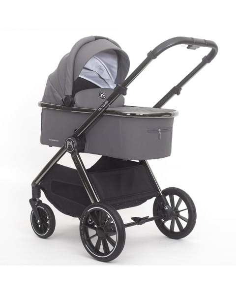 Детская коляска 2 в 1 IningBaby KR 345 pro grey