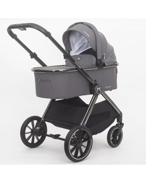 Детская коляска 2 в 1 IningBaby KR 345 pro grey