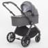 Детская коляска 2 в 1 IningBaby KR 345 pro grey