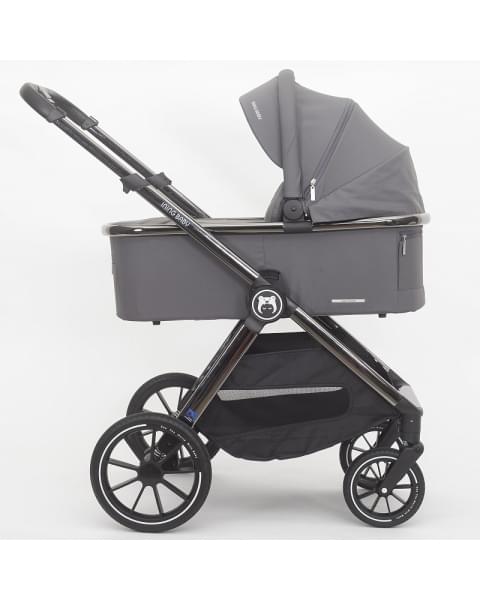 Детская коляска 2 в 1 IningBaby KR 345 pro grey