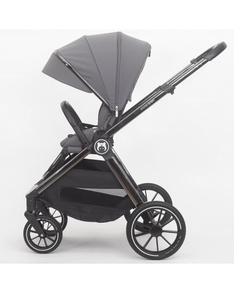 Детская коляска 2 в 1 IningBaby KR 345 pro grey
