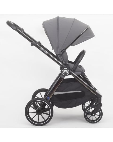 Детская коляска 2 в 1 IningBaby KR 345 pro grey