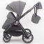 Детская коляска 2 в 1 IningBaby KR 345 pro grey