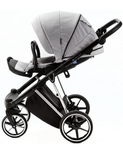 Детская коляска Adamex Belissa Special Edition 3 в 1 B-PS586 (СВ.СЕР ХРОМ.РАМ)