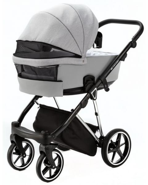 Детская коляска Adamex Belissa Special Edition 3 в 1 B-PS586 (СВ.СЕР ХРОМ.РАМ)