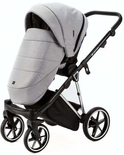Детская коляска Adamex Belissa Special Edition 3 в 1 B-PS586 (СВ.СЕР ХРОМ.РАМ)