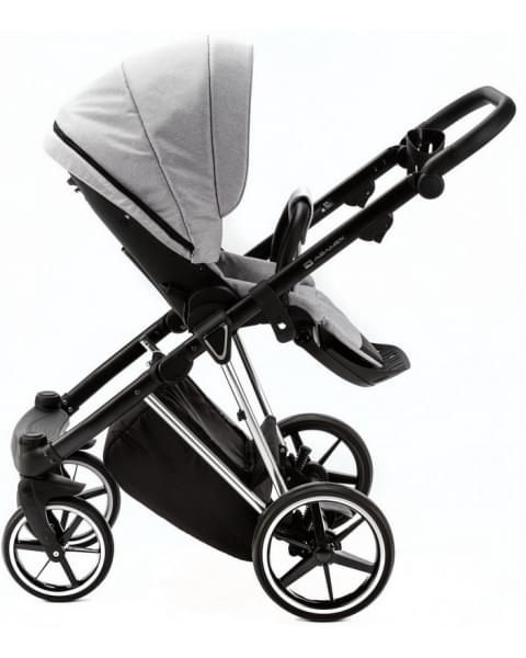 Детская коляска Adamex Belissa Special Edition 3 в 1 B-PS586 (СВ.СЕР ХРОМ.РАМ)