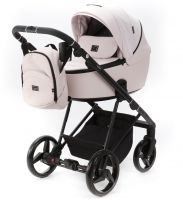Детская коляска Adamex Blanc 2 в 1 BL-PS78 LUX (СВ.РОЗОВЫЙ + СВ.РОЗОВАЯ КОЖА)