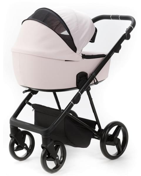 Детская коляска Adamex Blanc 2 в 1 BL-PS78 LUX (СВ.РОЗОВЫЙ + СВ.РОЗОВАЯ КОЖА)