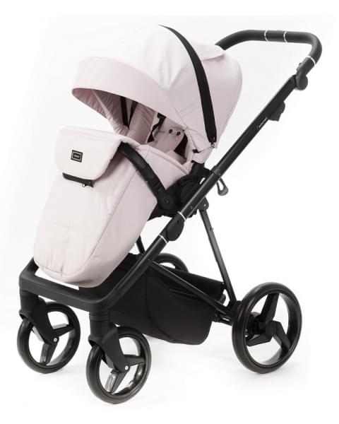 Детская коляска Adamex Blanc 2 в 1 BL-PS78 LUX (СВ.РОЗОВЫЙ + СВ.РОЗОВАЯ КОЖА)