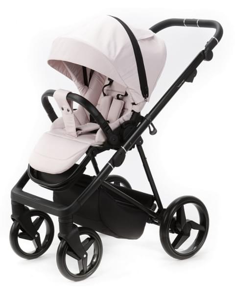 Детская коляска Adamex Blanc 2 в 1 BL-PS78 LUX (СВ.РОЗОВЫЙ + СВ.РОЗОВАЯ КОЖА)