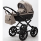 Детская коляска классическая Adamex Chantal Retro 2 в 1 C205 (тем. бежевый)