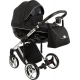 Детская коляска Adamex Chantal Special Edition 2 в 1 C2 (ЧЕРН+ЧЕРН.РИФЛЕН.ДНО+ХРОМ РАМА)