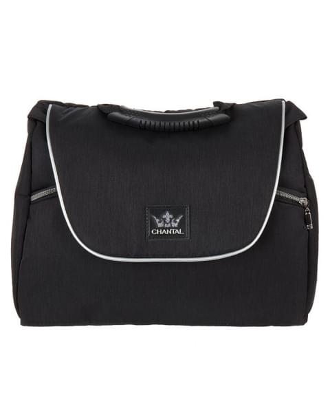 Детская коляска Adamex Chantal Special Edition 2 в 1 C2 (ЧЕРН+ЧЕРН.РИФЛЕН.ДНО+ХРОМ РАМА)