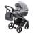 Детская коляска Adamex Cortina 3 в 1 CT-113 графит+серый