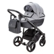 Детская коляска Adamex Cortina 3 в 1 CT-113 графит+серый