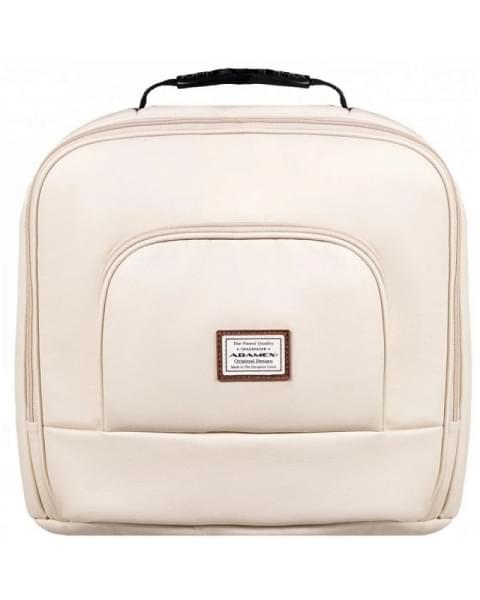 Детская коляска Adamex Luciano Deluxe 2 в 1 67S (СВ.БЕЖ 100% КОЖА)