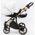 Детская коляска Adamex Lumi Air SE Deluxe 2 в 1 L-SA500 (БЕЛ.КОЖА+ЗОЛОТО РАМА)