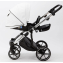 Детская коляска Adamex Lumi Air SE Deluxe 2 в 1 L-SA501 (БЕЛ.КОЖА+ХРОМ РАМА)