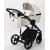 Детская коляска Adamex Mobi 2 в 1 M-PS106 (КРЕМОВЫЙ+ЗОЛОТО БЛЕСТКИ+КРЕМ.КОЖА)