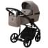 Детская коляска Adamex Mobi 2 в 1 M-PS110 (ТЕМНО-БЕЖЕВЫЙ+ТЕМНО-БЕЖ.КОЖА)