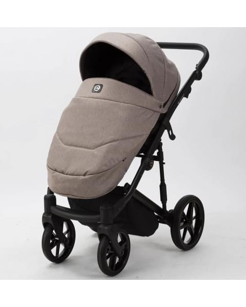 Детская коляска Adamex Mobi 3 в 1 M-PS110 (ТЕМНО-БЕЖЕВЫЙ+ТЕМНО-БЕЖ.КОЖА)