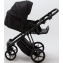 Детская коляска Adamex Porto 2 в 1 PO-PS37 (ЧЁРН.ТК+ЧЁРН.КОЖА)