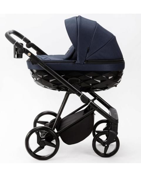 Детская коляска Adamex Quantum 3 в 1 Q-TK12 (Т.СИНИЙ)