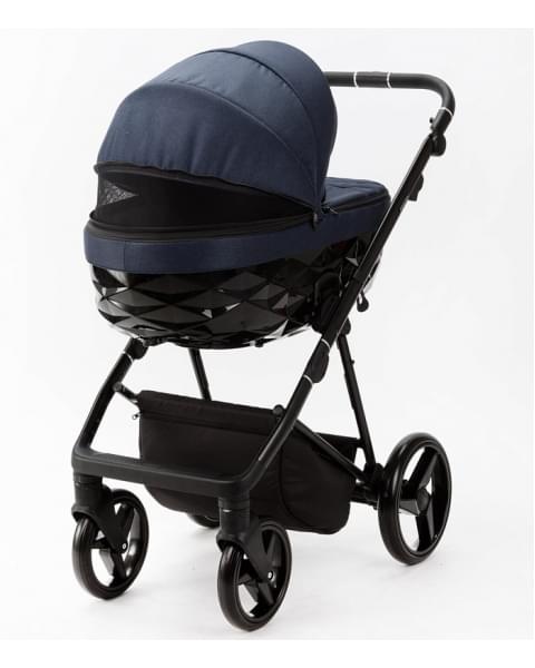 Детская коляска Adamex Quantum 3 в 1 Q-TK12 (Т.СИНИЙ)