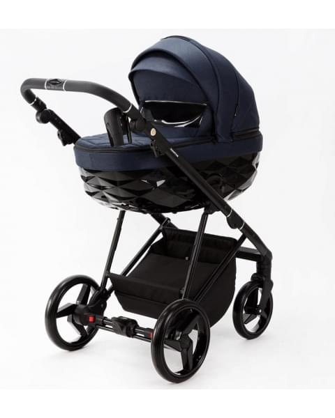 Детская коляска Adamex Quantum 3 в 1 Q-TK12 (Т.СИНИЙ)