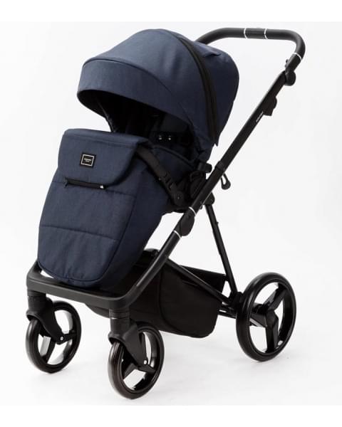 Детская коляска Adamex Quantum 3 в 1 Q-TK12 (Т.СИНИЙ)