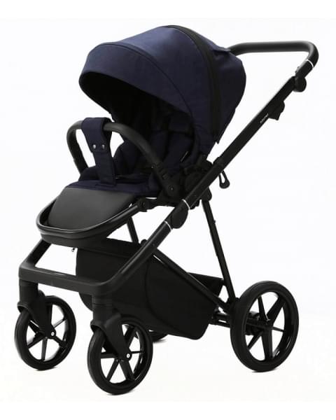 Детская коляска Adamex Vasco 3 в 1 V-TK67 LUX (СИНИЙ)